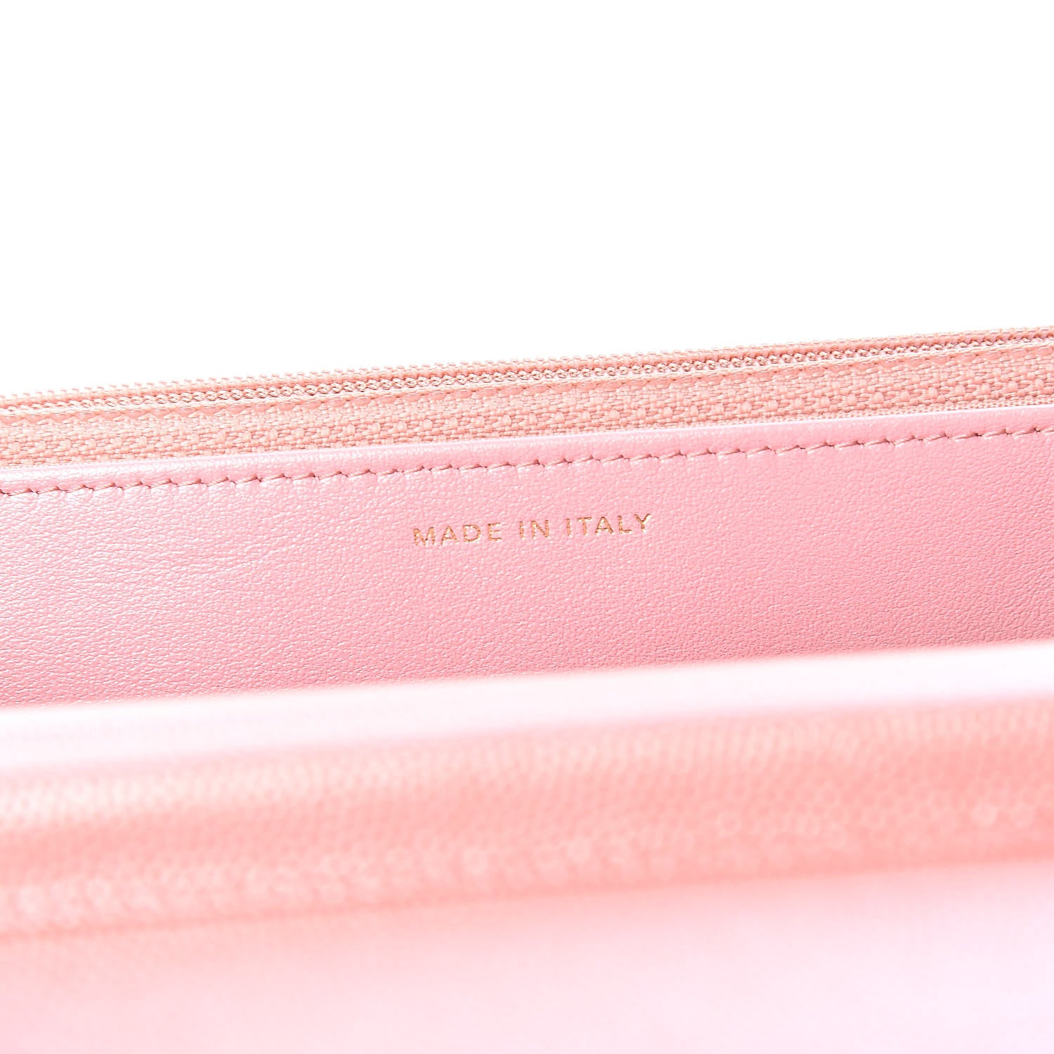 Chanel Iridescent Caviar Quilted Wallet on Chain WOC Rose Pink 7 of 12