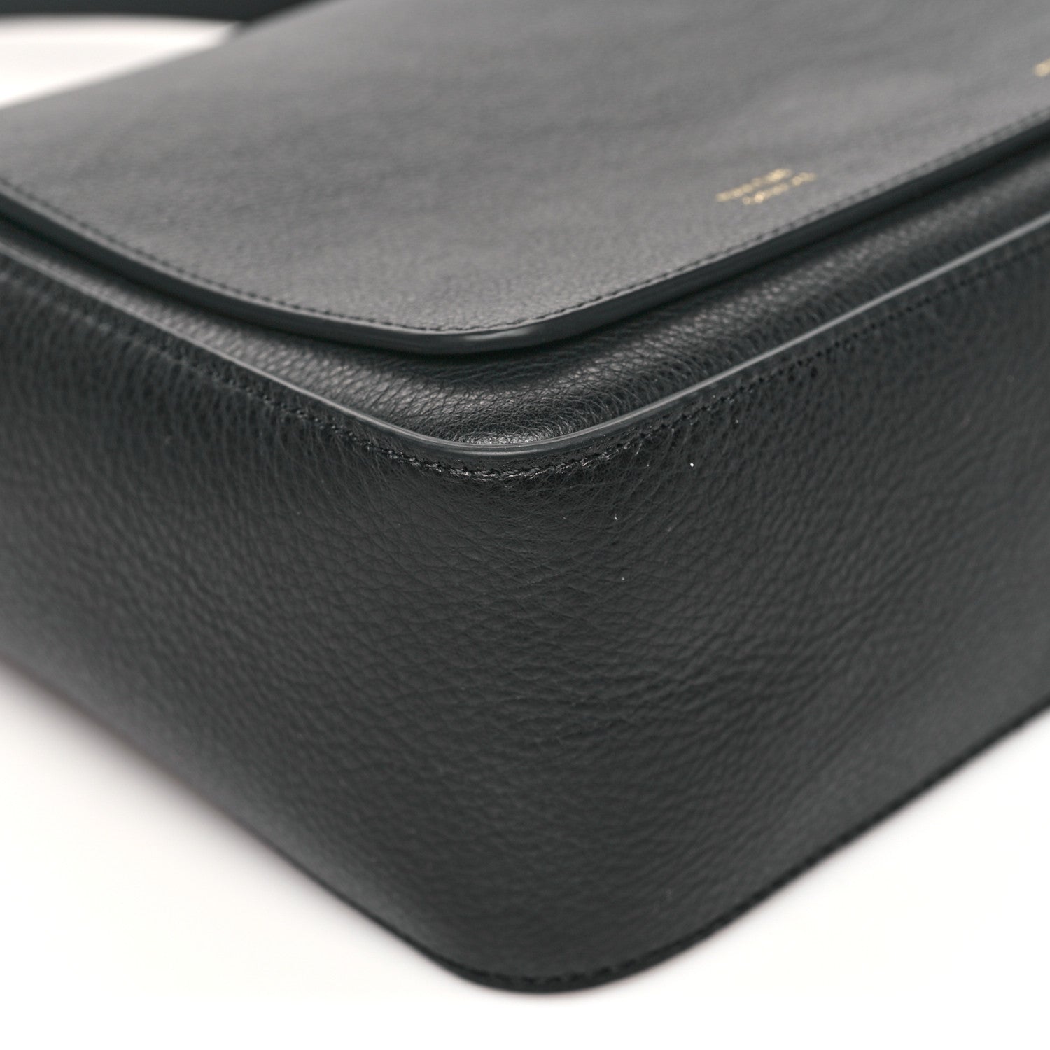 Mansur Gavriel Calfskin Box Shoulder Bag Black 8 of 9