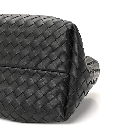 Bottega Veneta Calfskin Intrecciato Small Pinacoteca Tote Black Fondant 16 of 17