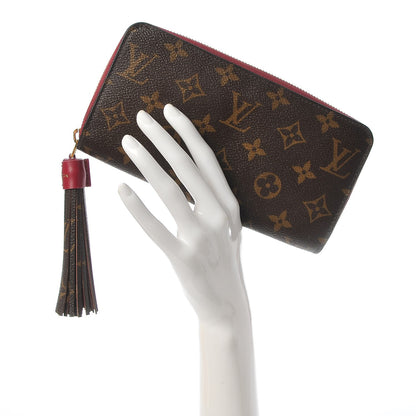 Louis Vuitton Monogram Pompon Zippy Wallet Fuchsia 2 of 8