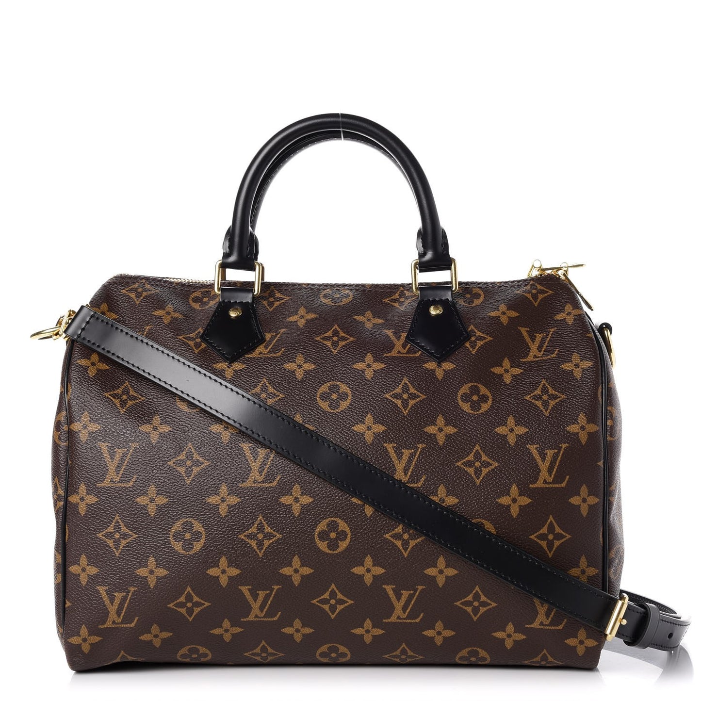 Monogram My World Tour Speedy Bandouliere 30 Black