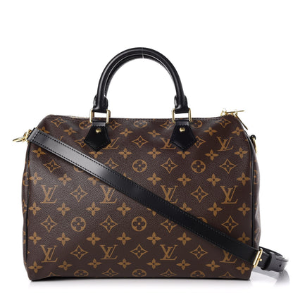 Louis Vuitton Monogram My World Tour Speedy Bandouliere 30 Black 1 of 10