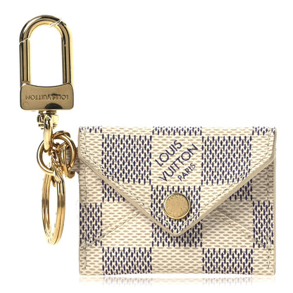 Louis Vuitton Damier Azur Kirigami Pouch Bag Charm Key Holder 1 of 6