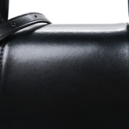 Balenciaga Shiny Box Calfskin Small Hourglass Top Handle Bag Black 8 of 10