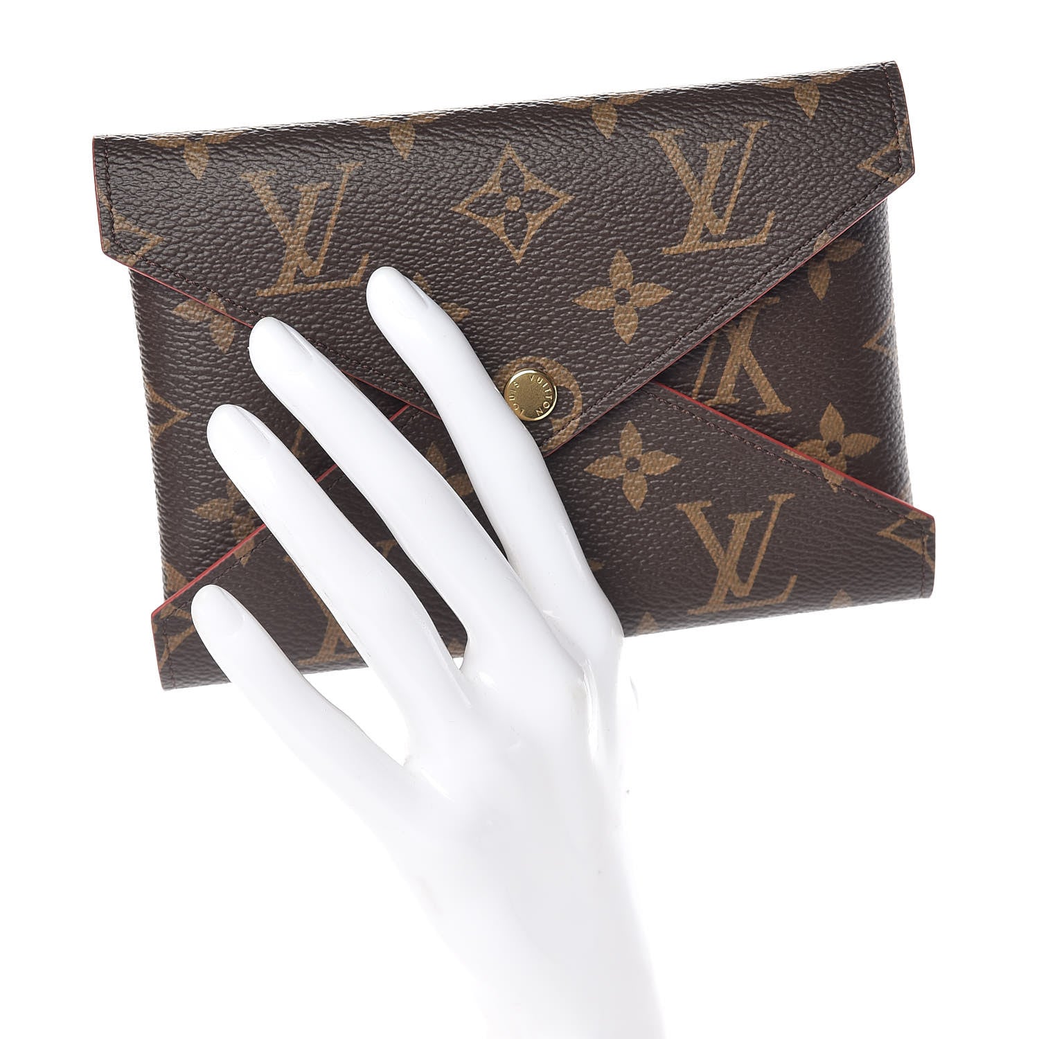 Louis Vuitton Monogram Medium Kirigami Pochette Insert Coquelicot 2 of 8