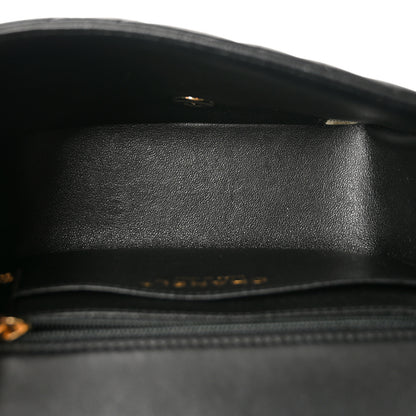 Chanel Lambskin Chevron Quilted Mini Square Flap Black 5 of 11
