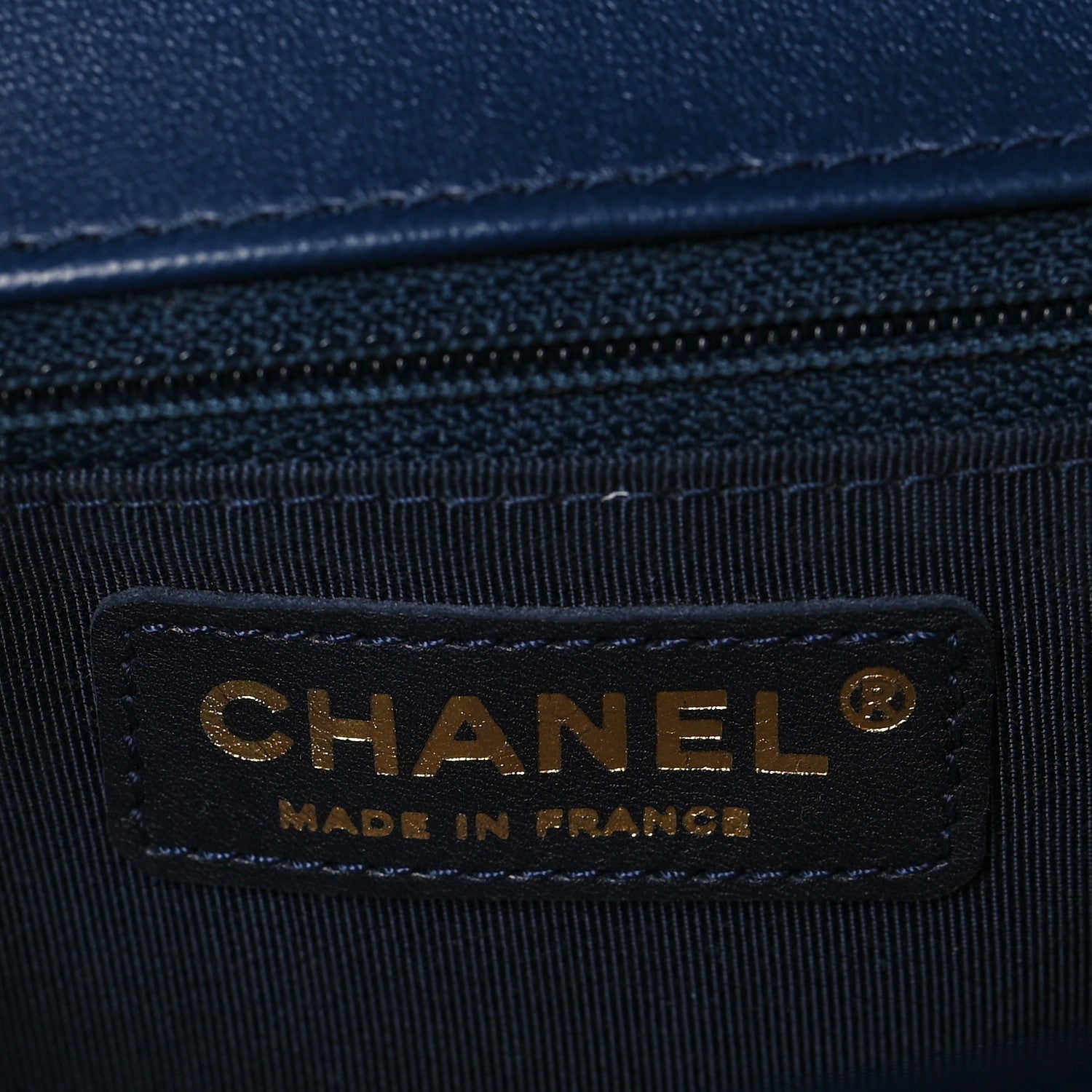 Chanel Lambskin Quilted New Medium Boy Flap Navy 6 of 11