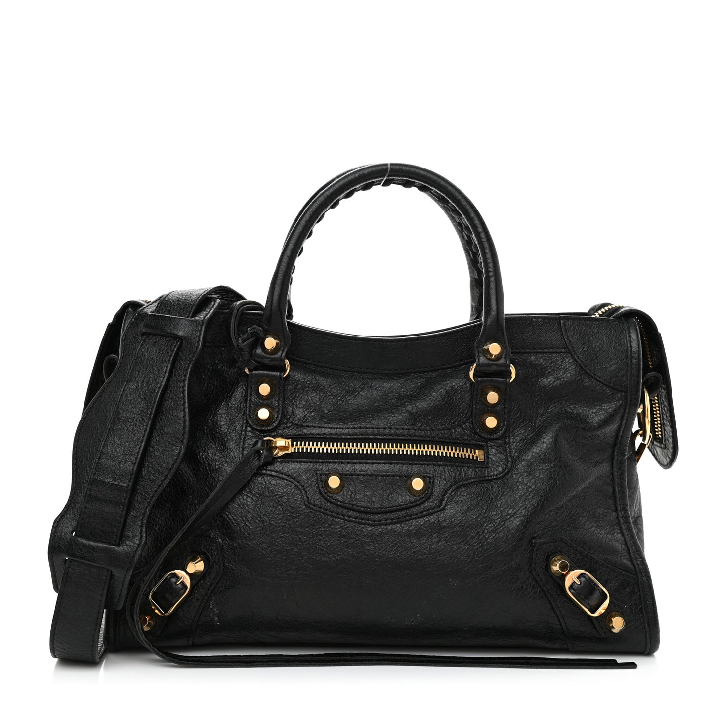Agneau Classic Gold Hardware S City Black