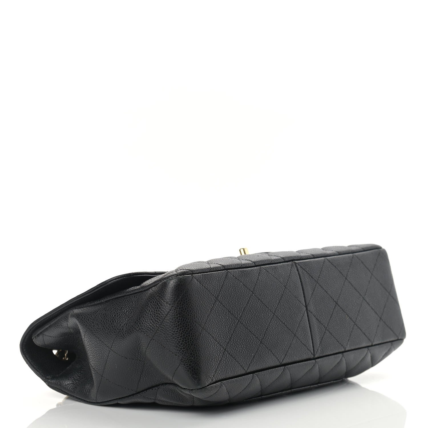 Chanel Caviar Quilted Jumbo Single Flap Black 3 of 18