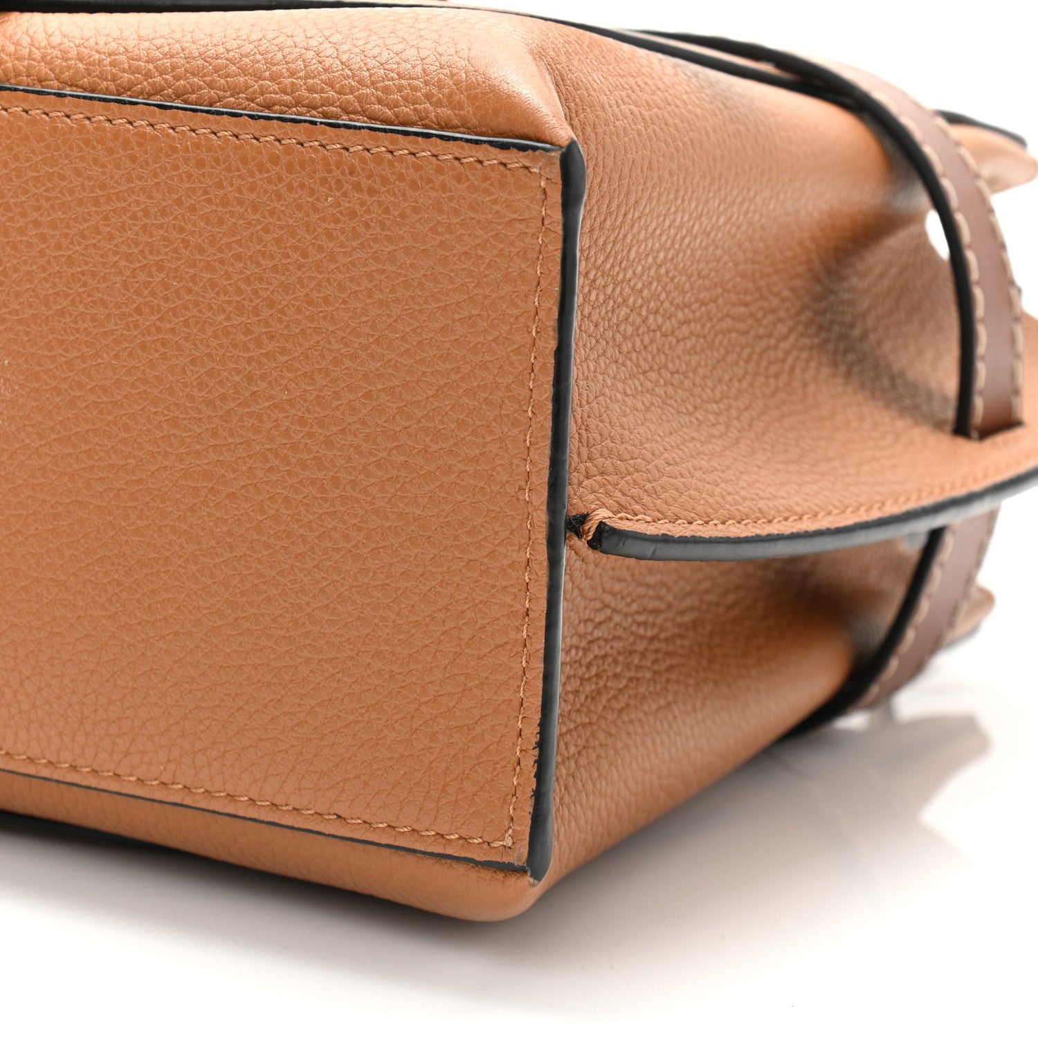 Loewe Calfskin Mini Gate Tote Caramel 10 of 15