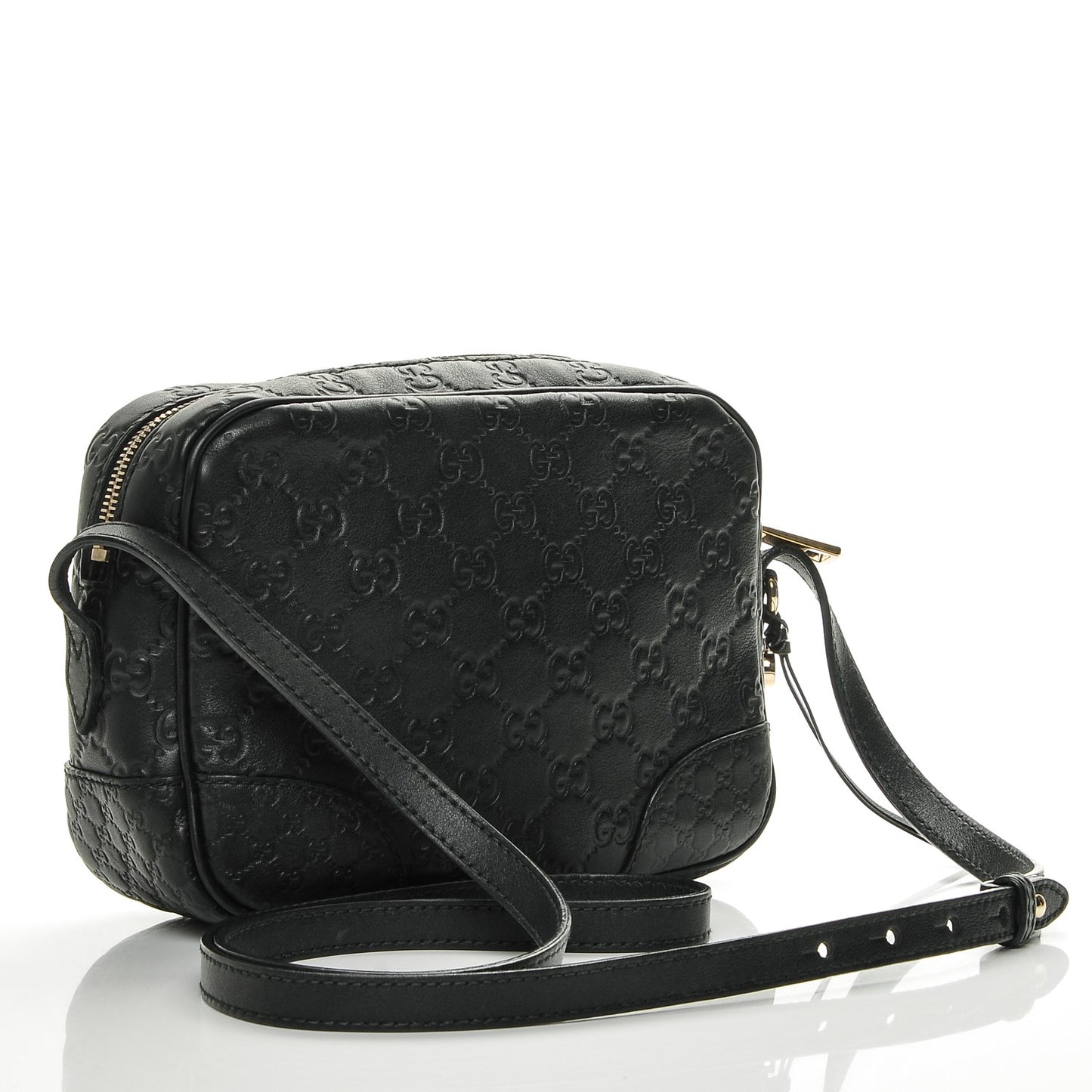 Guccissima Mini Bree Messenger Bag Black