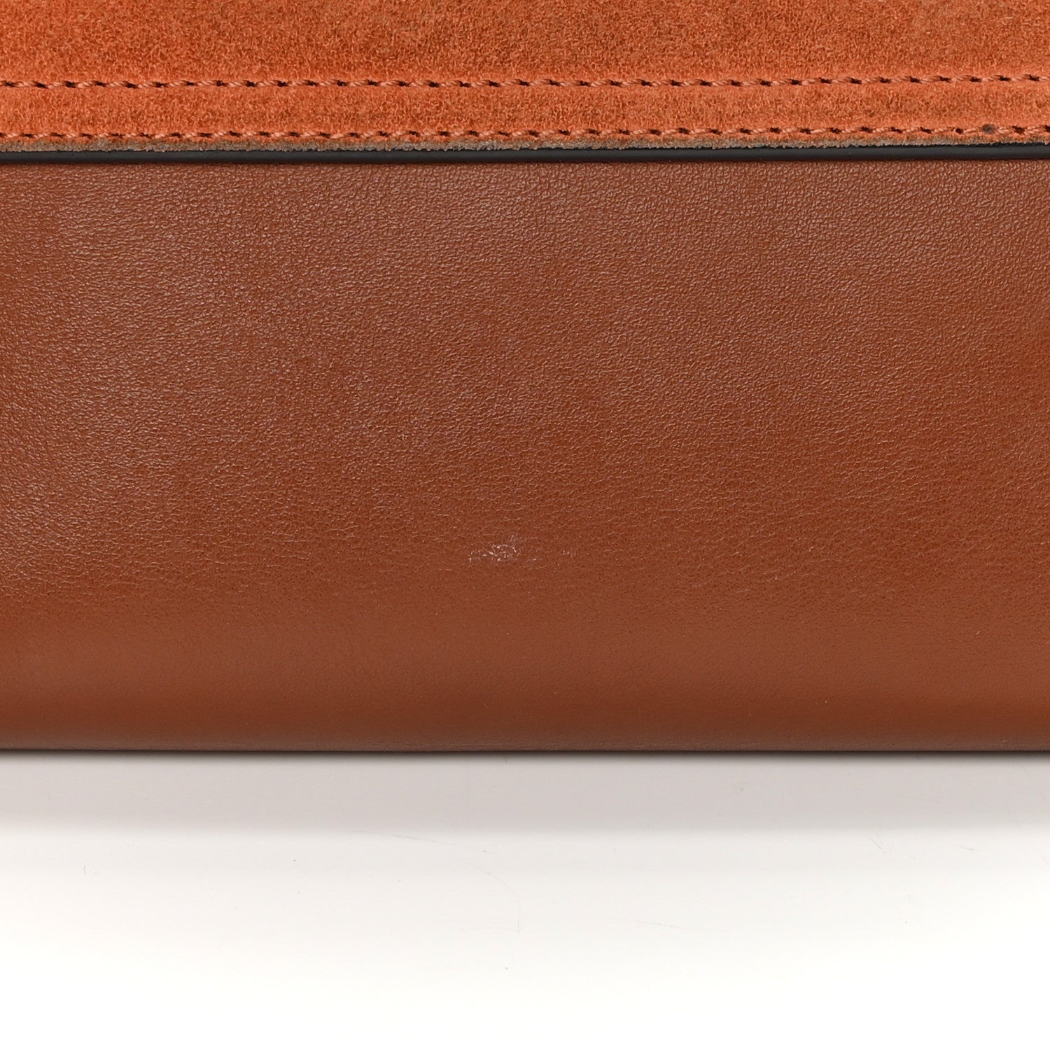 Chloe Suede Calfskin Mini Faye Shoulder Bag Tobacco 13 of 13