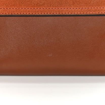 Chloe Suede Calfskin Mini Faye Shoulder Bag Tobacco 13 of 13