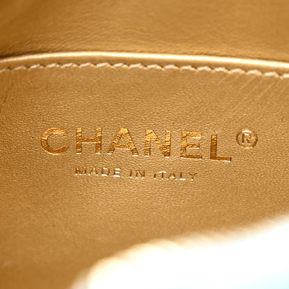 Chanel Lambskin Quilted CC Pearl Crush Camera Case Light Blue 6 of 11