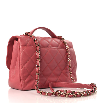 Chanel Caviar Quilted Medium Business Affinity Flap Pink 3 of 9