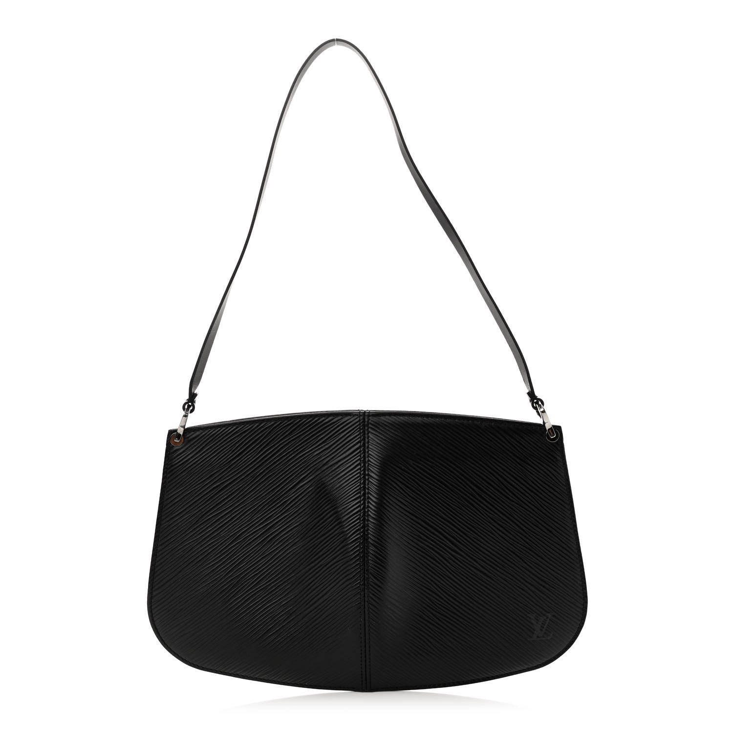 Louis Vuitton Epi Demi Lune Pochette Black 1 of 9
