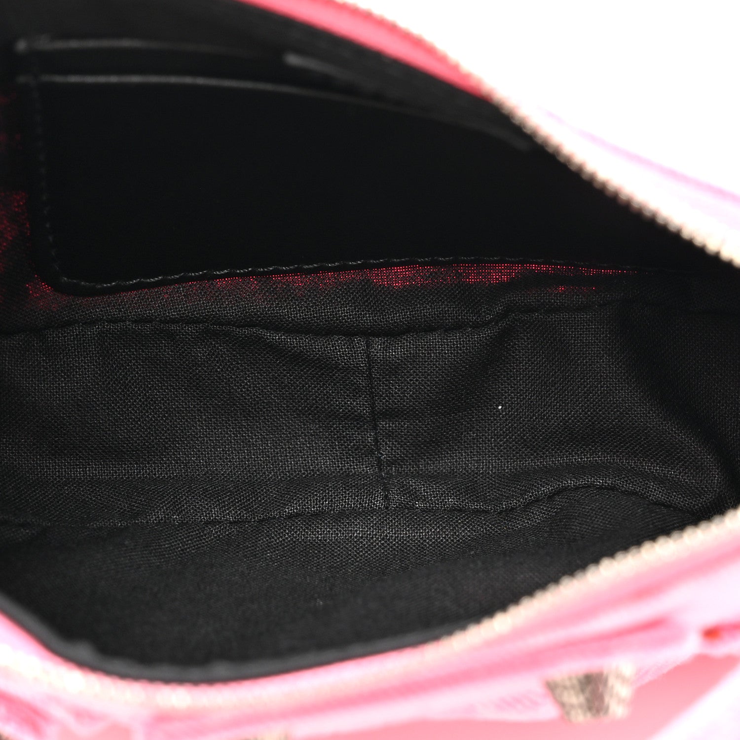 Balenciaga Washed Denim BB Monogram Le Cagole Mini Purse With Chain Pink 5 of 11