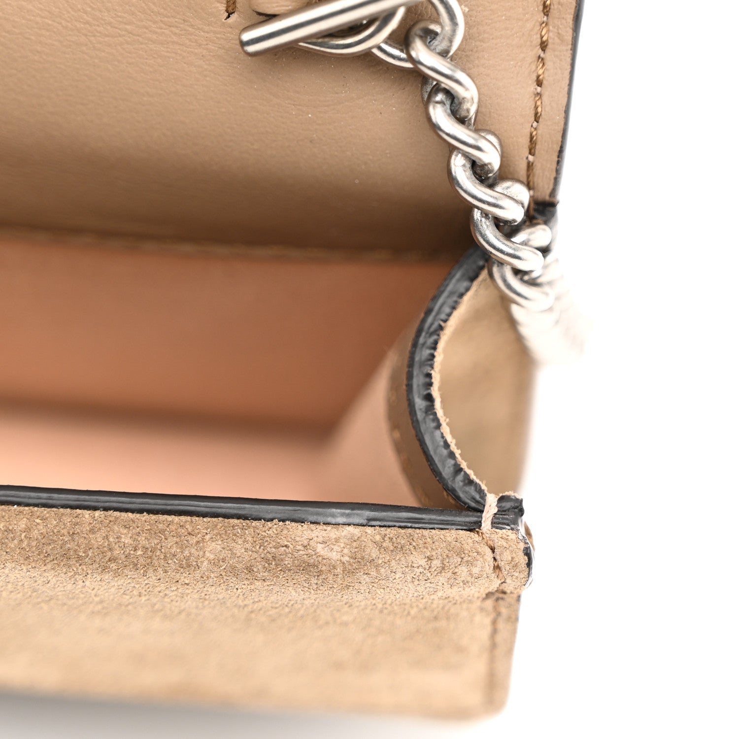 Gucci GG Supreme Monogram Super Mini Dionysus Shoulder Bag Taupe
