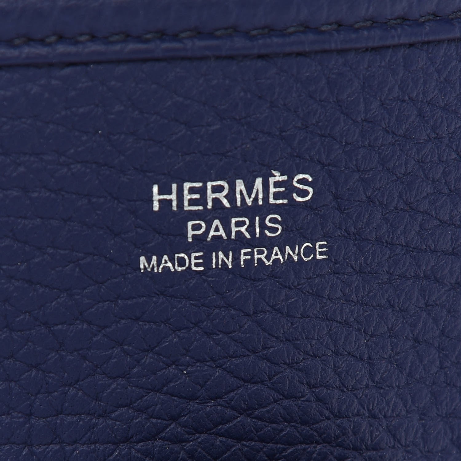 Hermes Taurillon Clemence Evelyne III PM Bleu Encre 6 of 9