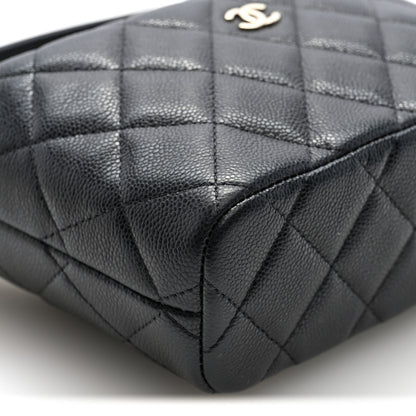 Chanel Caviar Quilted Hobo Clutch With Chain Black 9 of 11