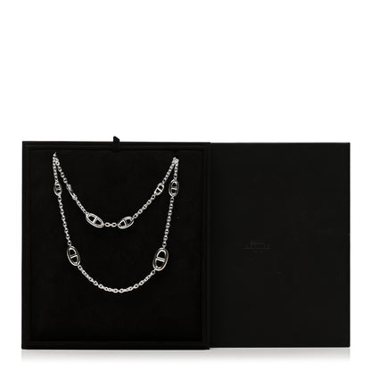 Hermes Sterling Silver Farandole Necklace 160 6 of 6