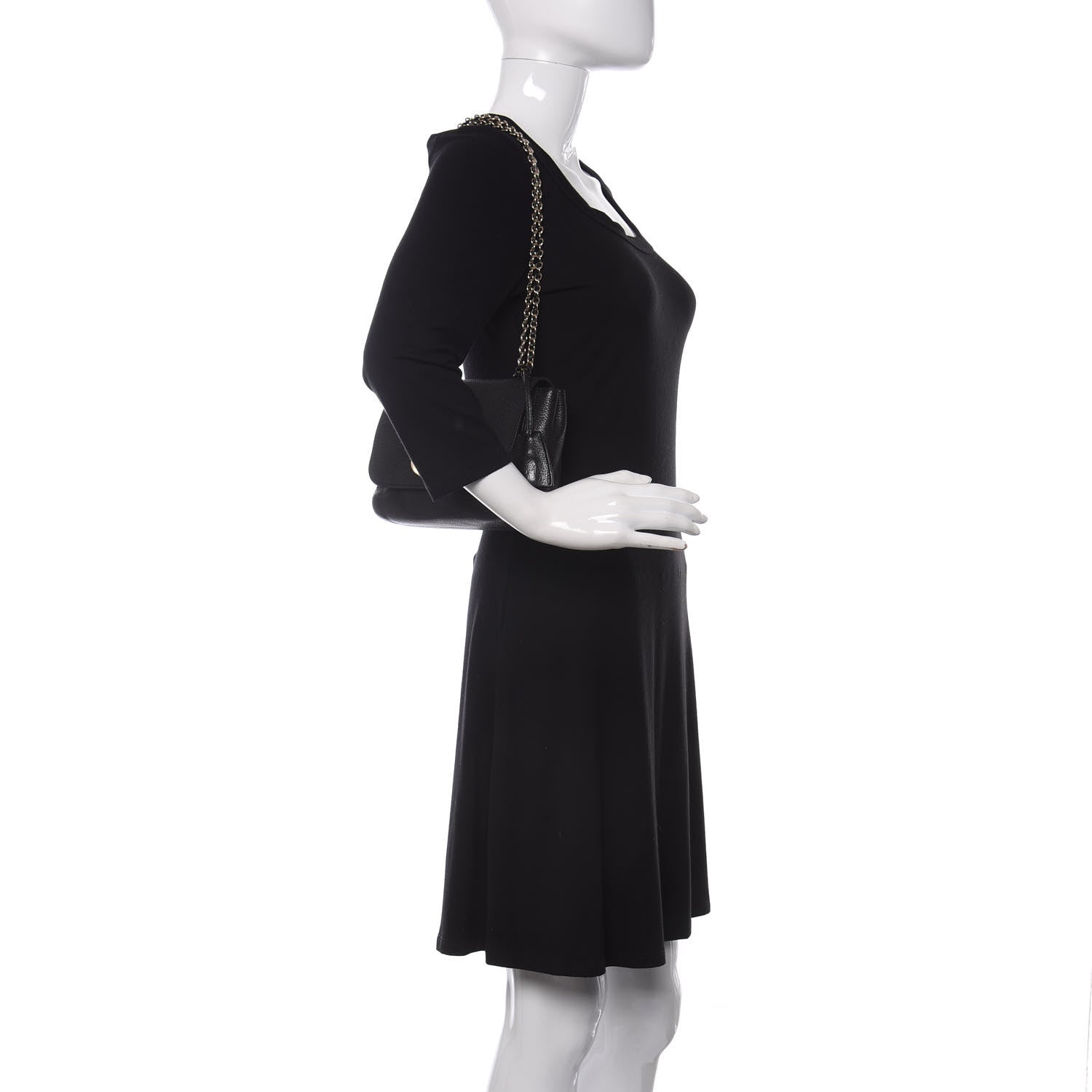 Mulberry Small Classic Grain Small Lily Flap Black 2 of 12