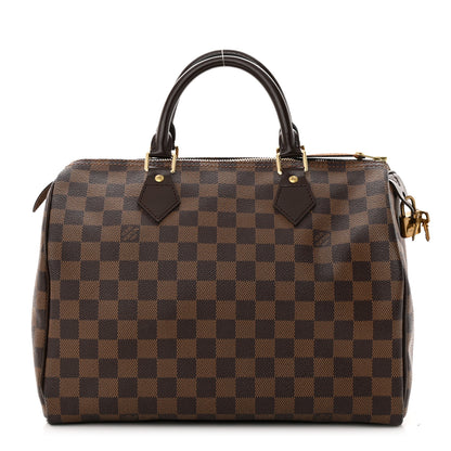 Louis Vuitton Damier Ebene Speedy 30 1 of 11