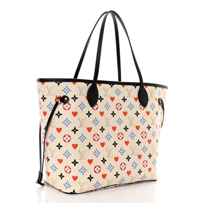 Louis Vuitton Game On Neverfull MM White 4 of 10