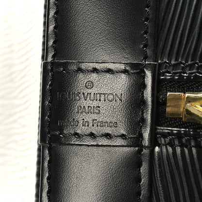 Louis Vuitton Epi Alma PM Black 7 of 11