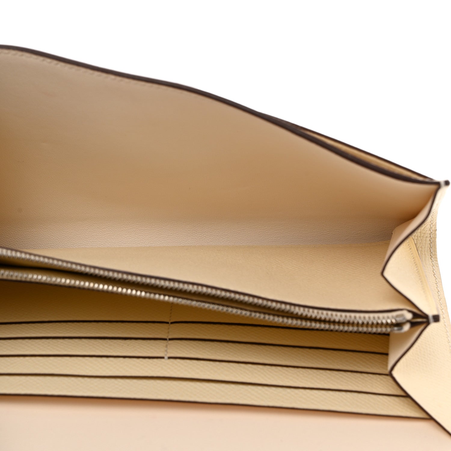 Hermes Epsom Alligator Lizard Constance Wallet To Go Nata 5 of 11