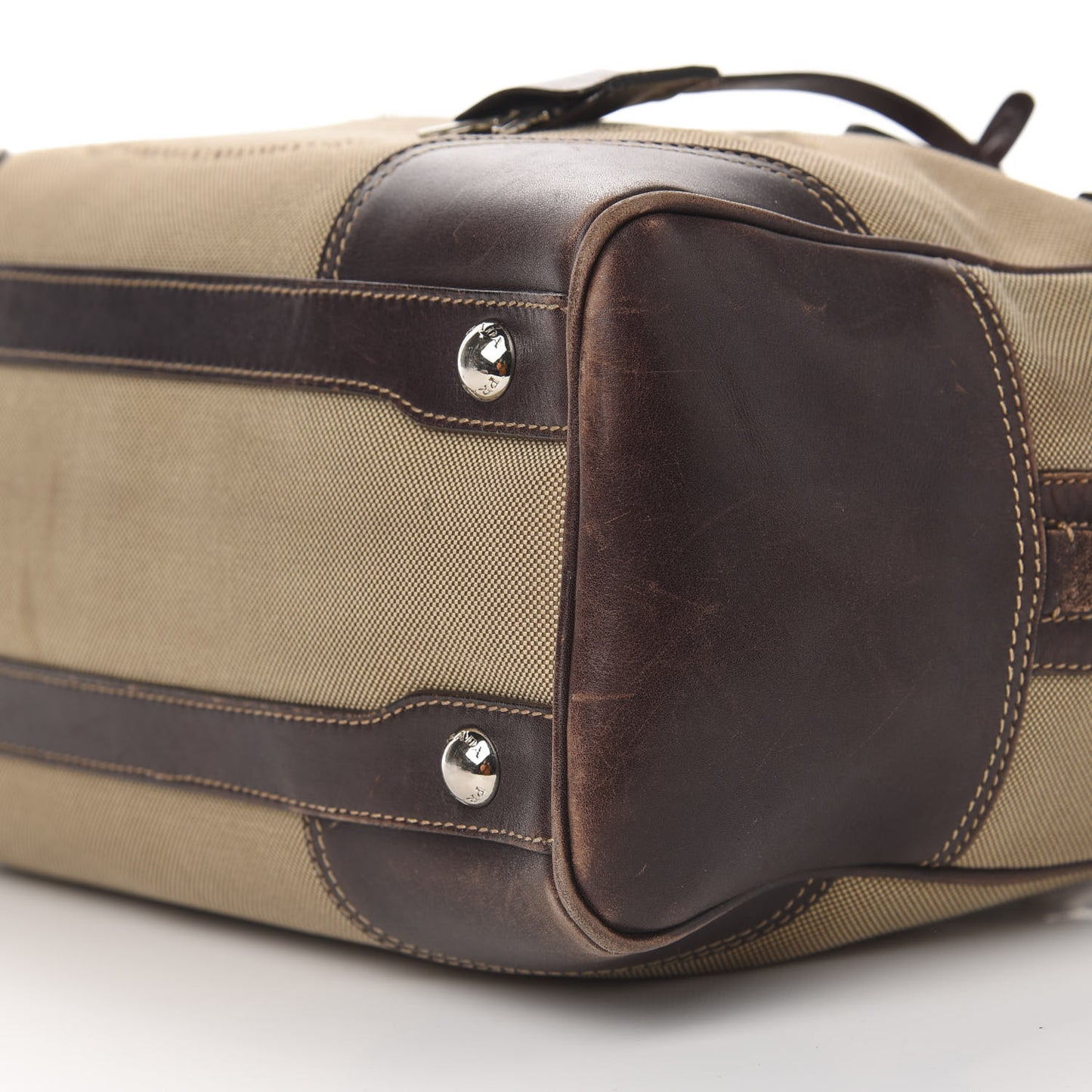 Jacquard Logo Bauletto Corda Bruciato