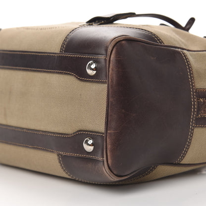 Prada Jacquard Logo Bauletto Corda Bruciato 10 of 12