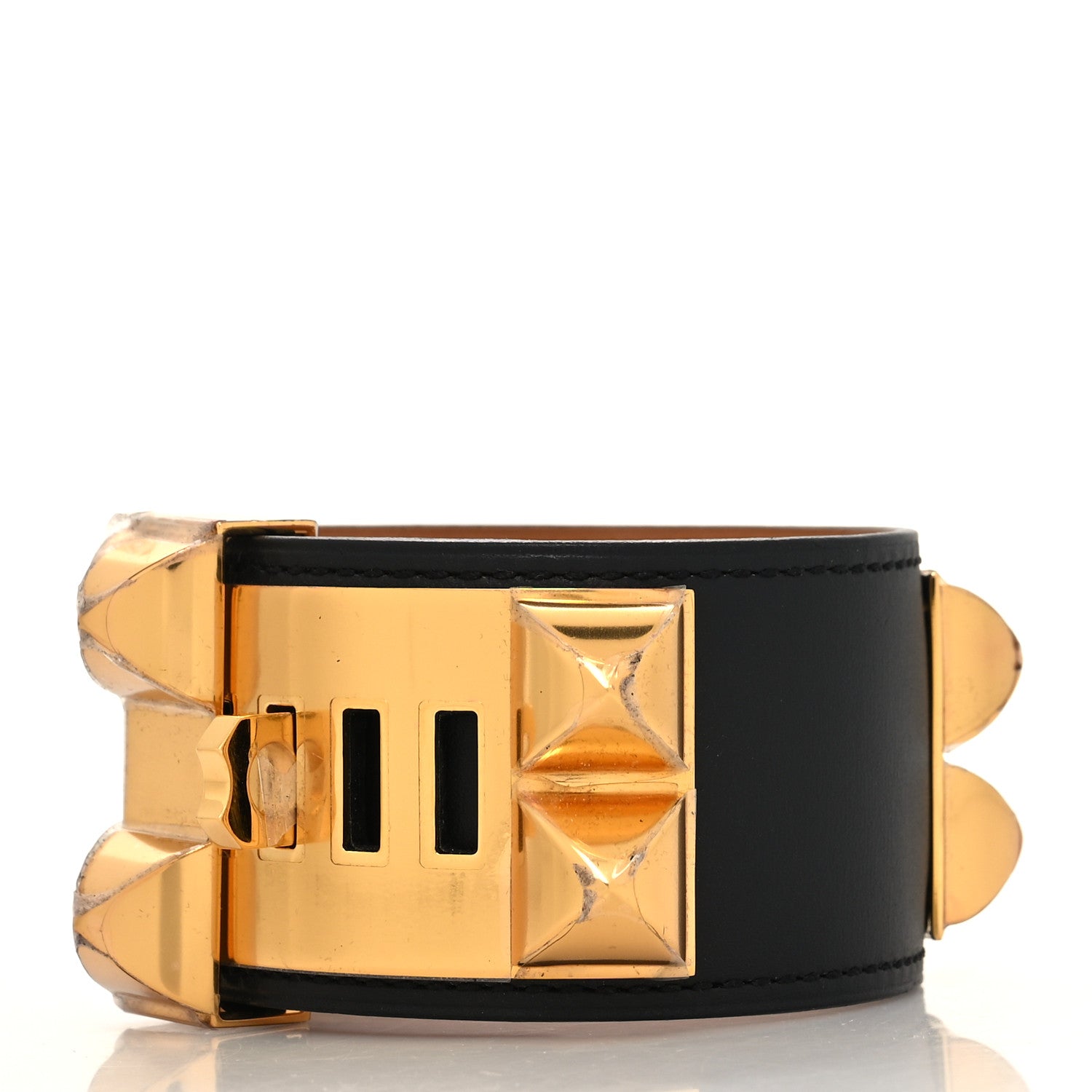Hermes Swift Collier De Chien CDC Bracelet L Black 3 of 5