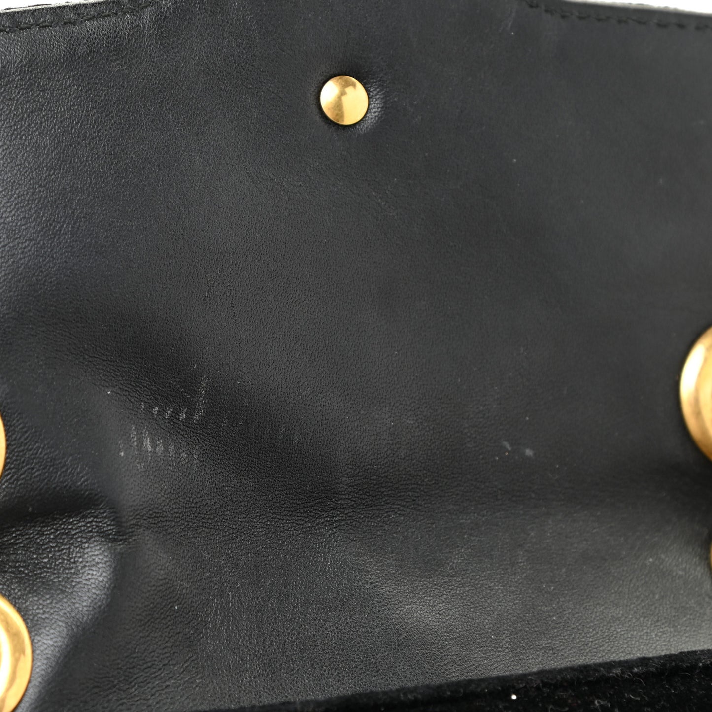 Velvet Matelasse Mini GG Marmont Shoulder Bag Black