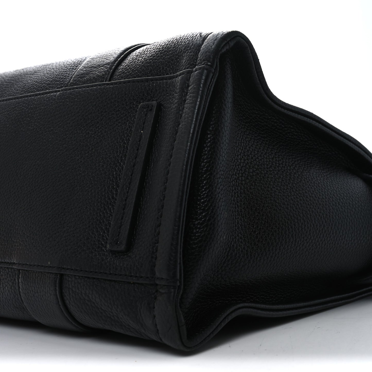 Grained Calfskin Large The Tote Bag Black