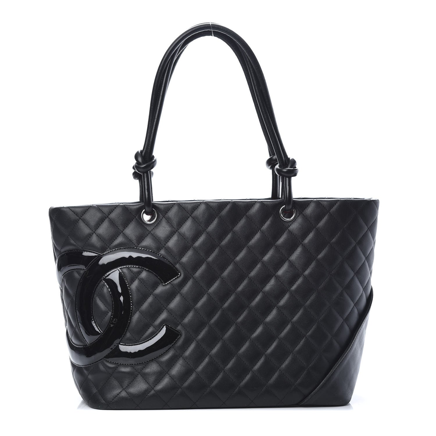 Chanel Calfskin Quilted Large Cambon Tote Black 1 of 18