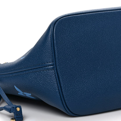 Louis Vuitton Empreinte Monogram Giant Neverfull MM Degrade Bleu 7 of 8
