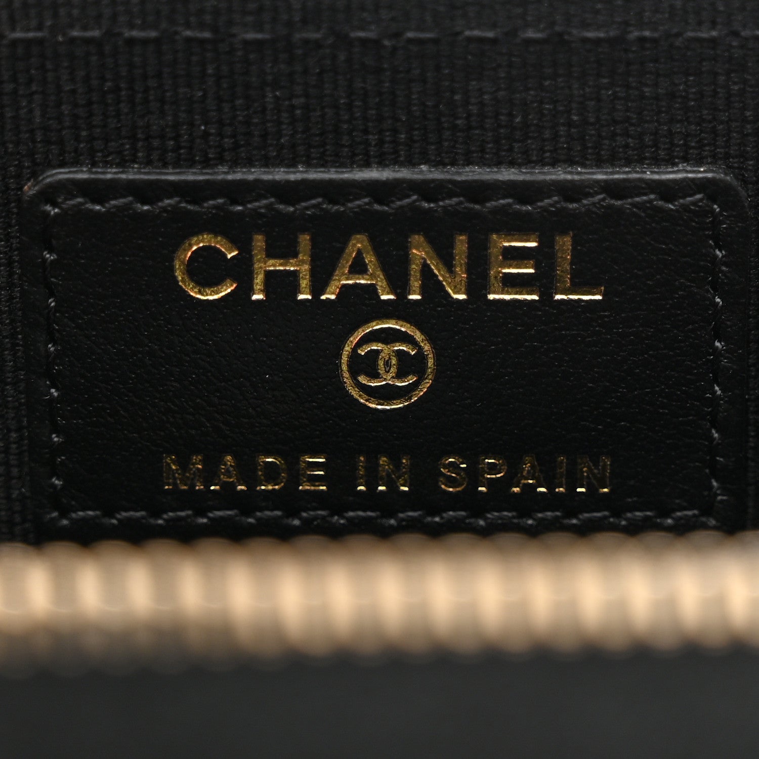 Chanel Caviar Enamel Coco Casino Quilted Zip Coin Purse Black 6 of 8