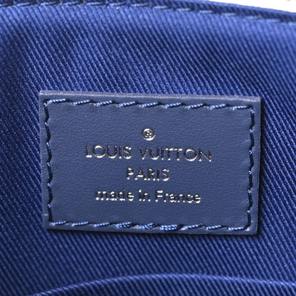 Louis Vuitton Monogram Watercolor City Keepall Blue 6 of 10
