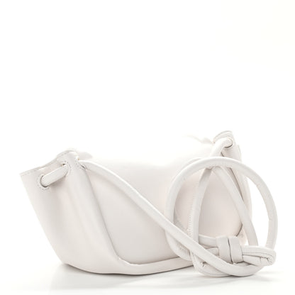 Bottega Veneta Lambskin Small Beak Triangle Flap Shoulder Bag Chalk 3 of 10