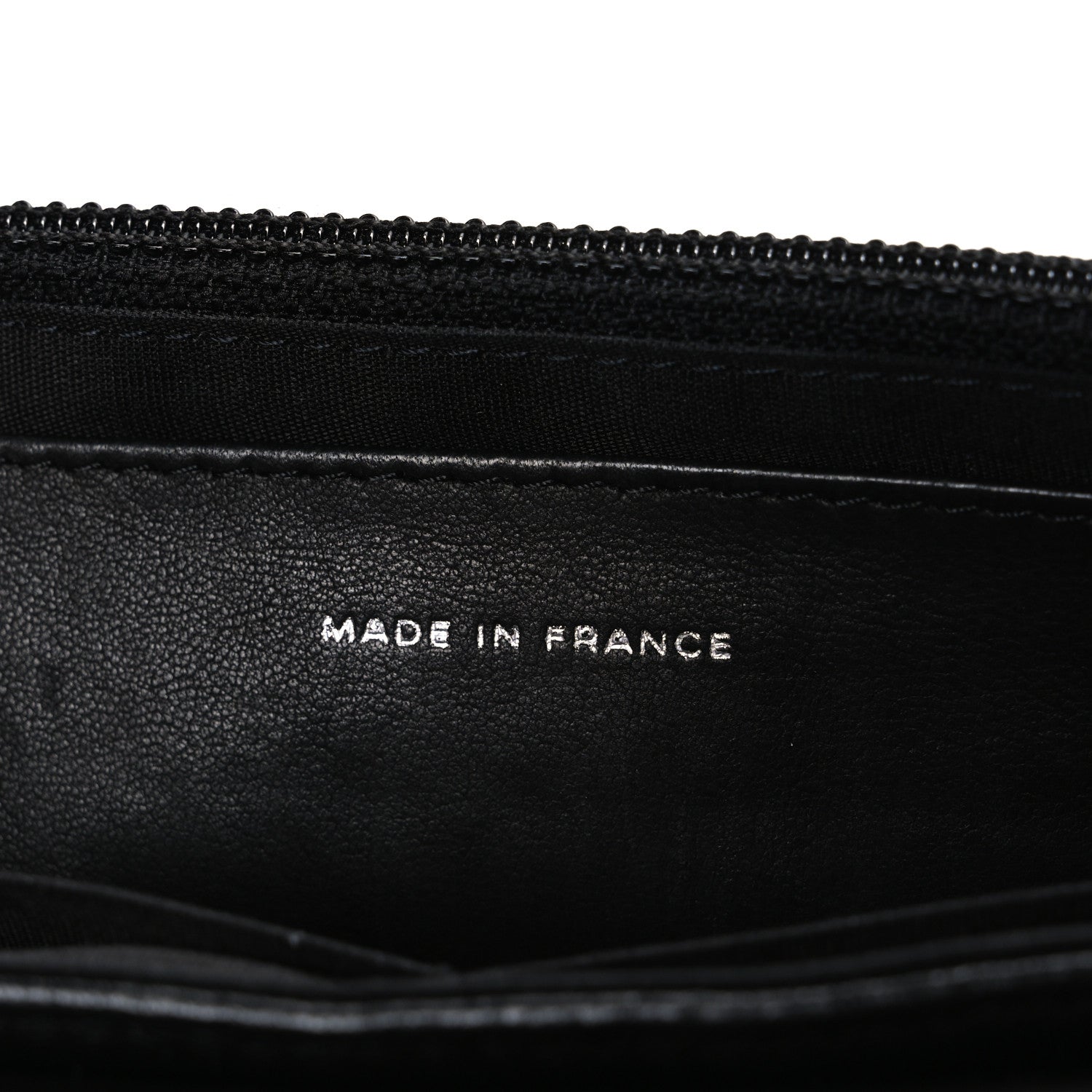 Chanel Lambskin Half Moon Wallet On Chain WOC Black 7 of 12