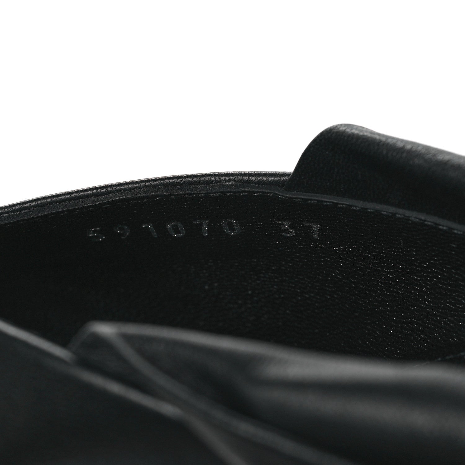 Balenciaga Soft Nappa Pointed Toe Wrap 40mm Mules 37 Black 8 of 9