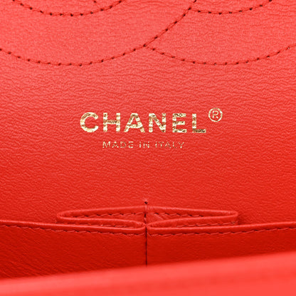 Chanel Caviar Quilted Jumbo Double Flap Red 6 of 10
