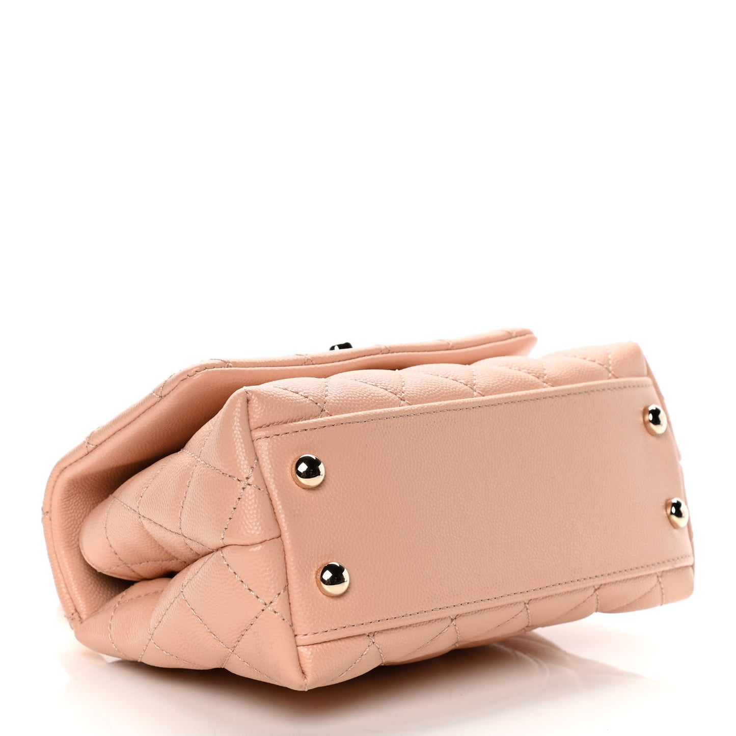 Caviar Quilted Extra Mini Coco Handle Flap Light Pink