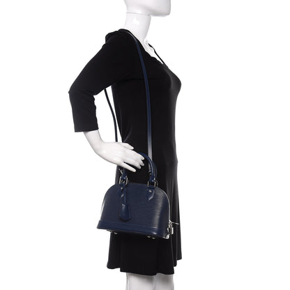 Louis Vuitton Epi Alma BB Indigo 2 of 13