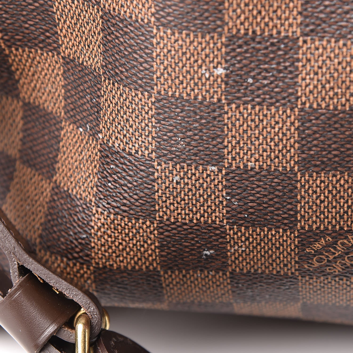 Louis Vuitton Damier Ebene Keepall Bandouliere 55 15 of 26