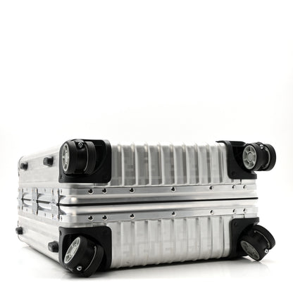 Fendi X RIMOWA Aluminum FF Print Roll Away Carry On Luggage Silver 3 of 13