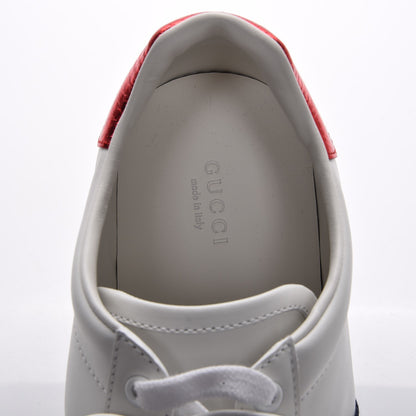 Gucci Calfskin Ayers Blind For Love Embroidered Womens Ace Sneakers 42 White 7 of 8