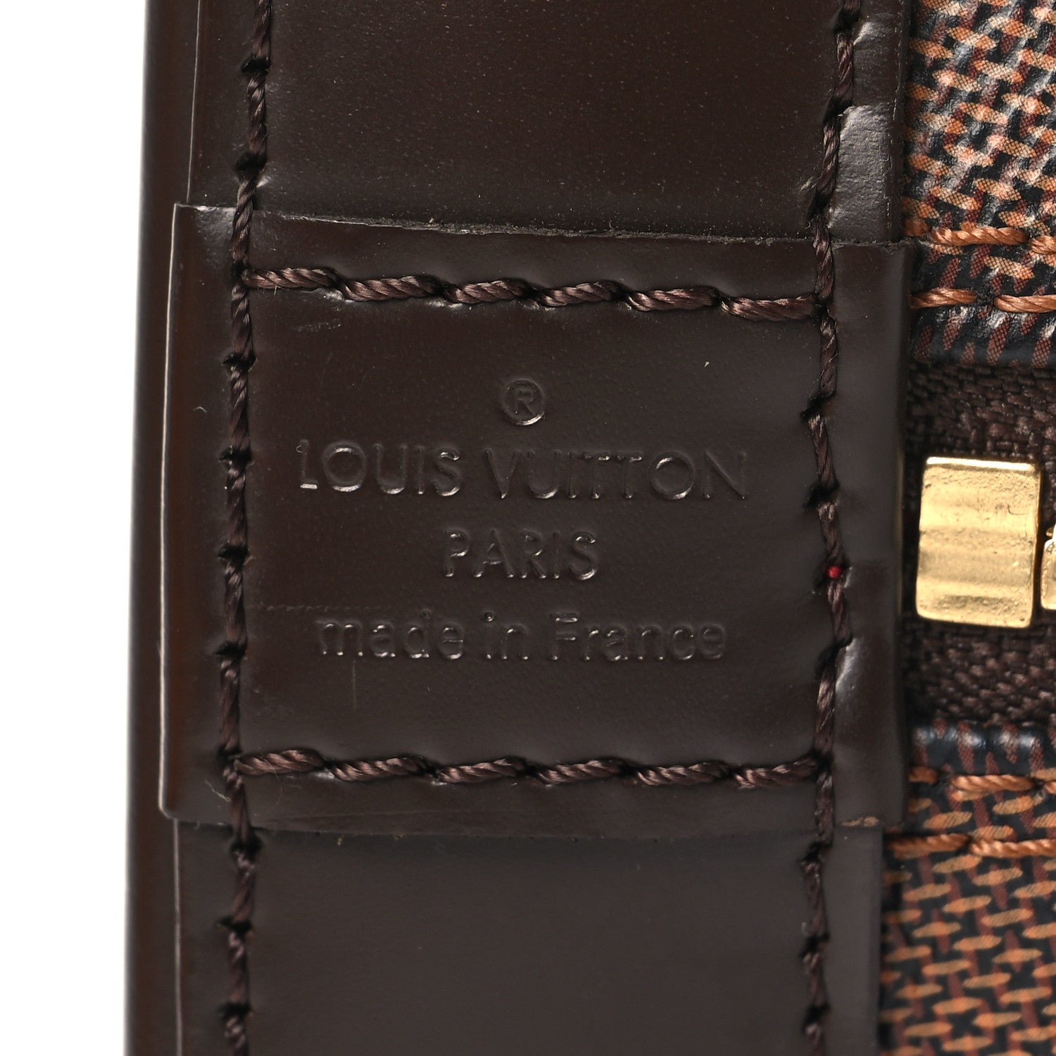 Louis Vuitton Damier Ebene Alma BB 6 of 10