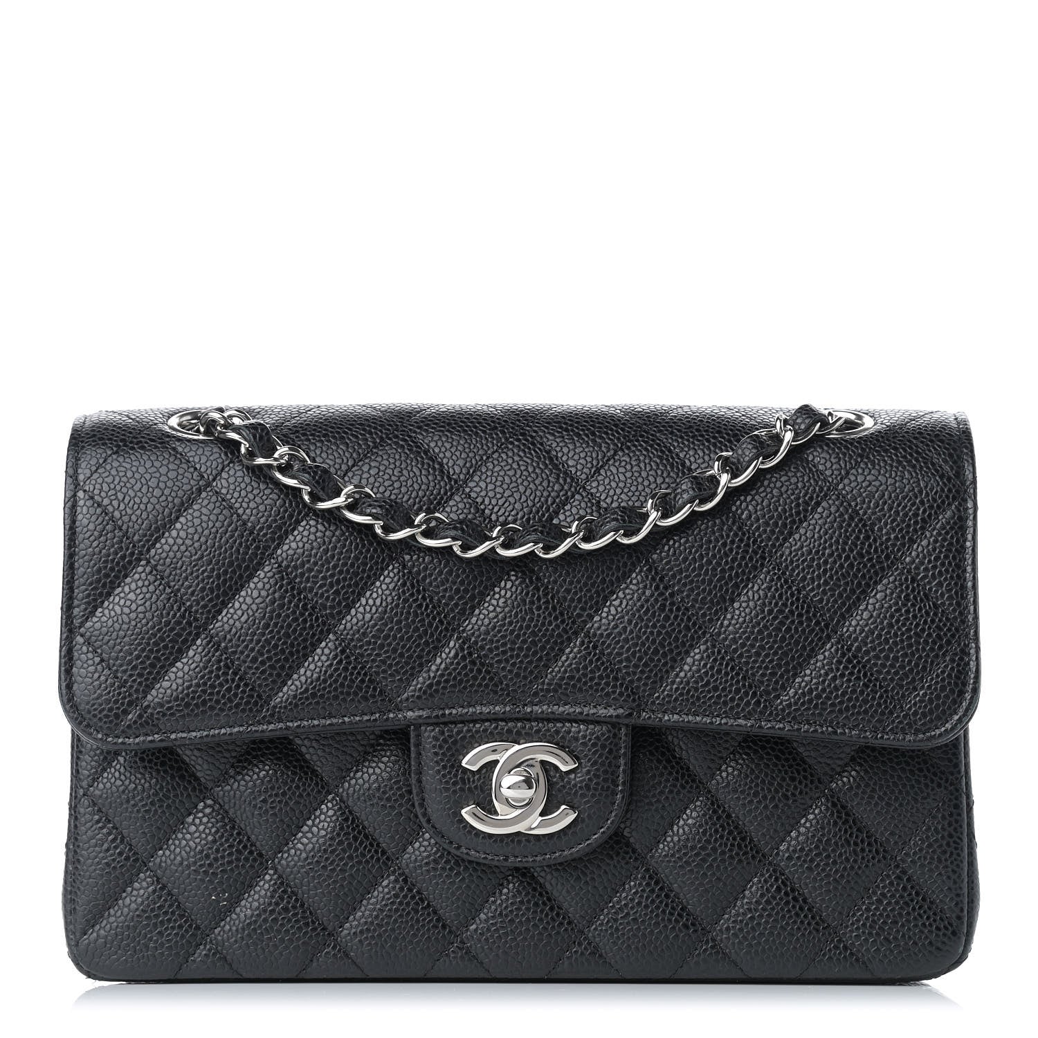 Chanel Caviar Quilted Small Double Flap Black 1 of 11